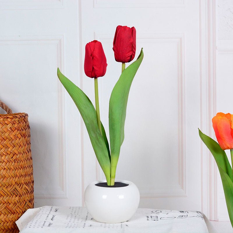Dekorative LED Tulpe Tischlampe – Florima