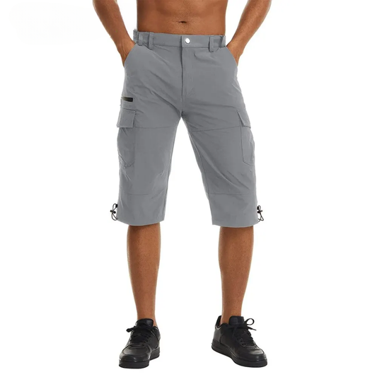 Herren Cargoshorts Outdoor Sommer | Knielang & atmungsaktiv | Leicht & schnelltrocknend-Luzern Mode