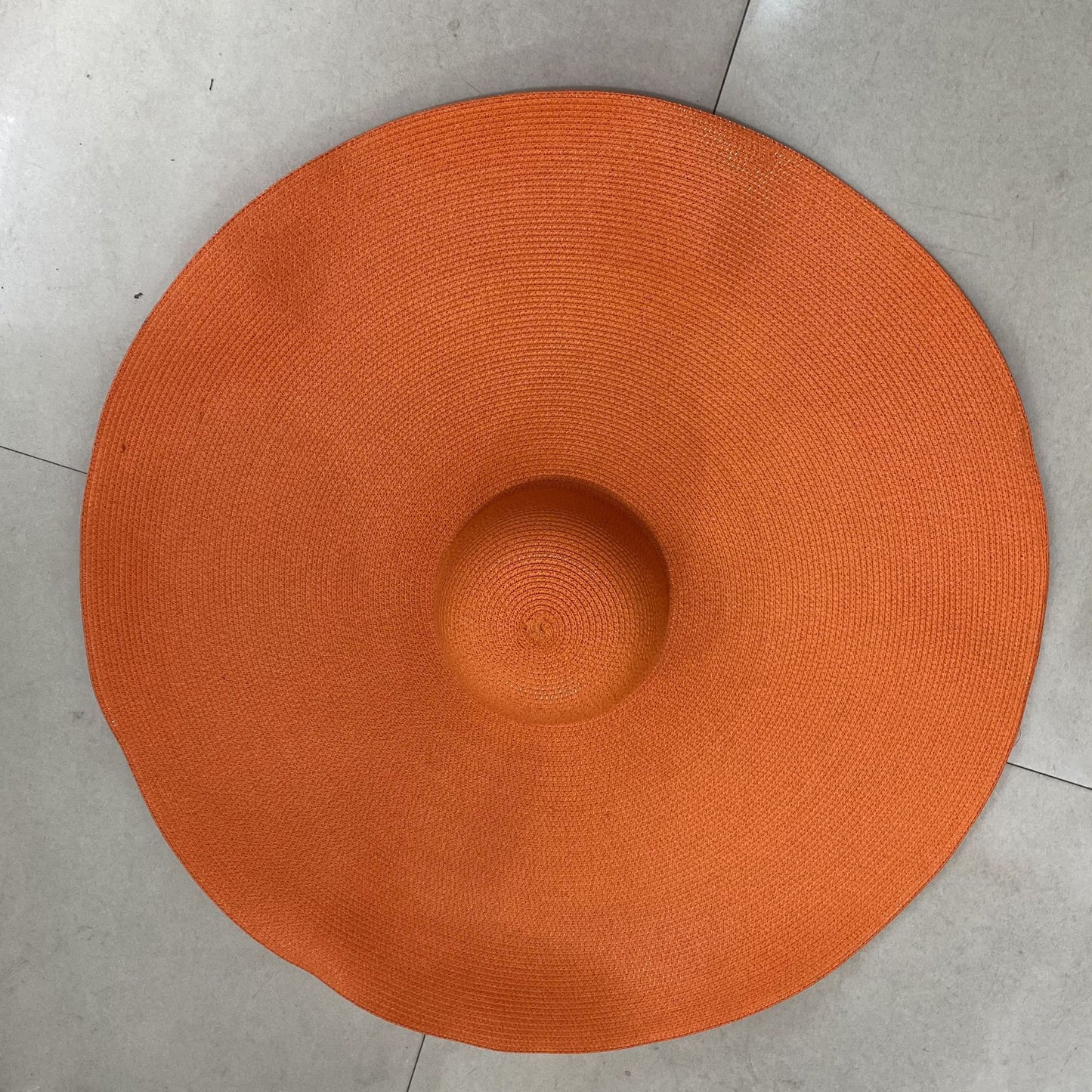 Sommerhut Damen | Breite Krempe | Atmungsaktiv & Leicht | Für Strand & Alltag-Orange-Einheitsgröße-Luzern Mode