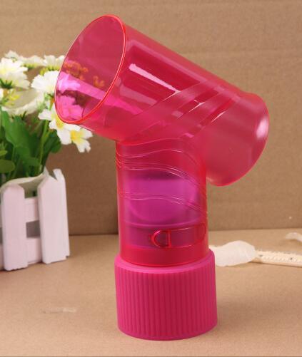 Roter Lockenaufsatz für Föhn, Kunststoff, automatisches Locken, Haarstyling-Zubehör.