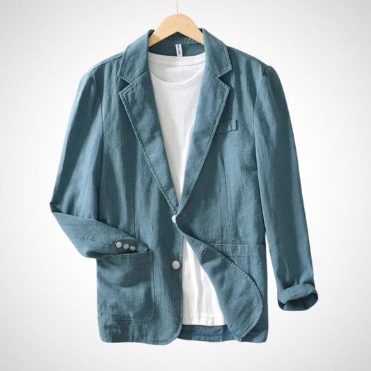 Leichter Herren Leinenblazer aus Baumwollmischung – Julian
