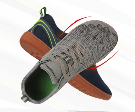 Barfuß Sneaker | Orthopädisch | Unisex | Rutschfest | Schnürverschluss-Luzern Mode
