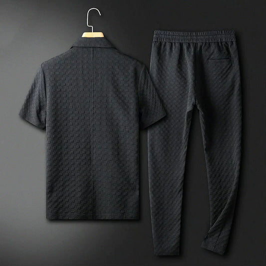 Sommer Set Herren | Business Look | Atmungsaktiv & bequem | Büro & Alltag-Luzern Mode