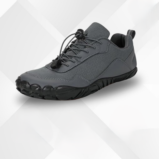 Herren Barfuß-Schuhe | Wasserdicht | Flexibel | Orthopädisch | Leicht-Grau-39-Luzern Mode