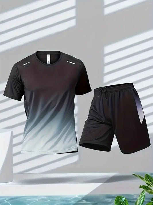 Atmungsaktiv | elastisch | schnelltrocknend | Herren Sportset 1+1 Gratis Aktion-Luzern Mode