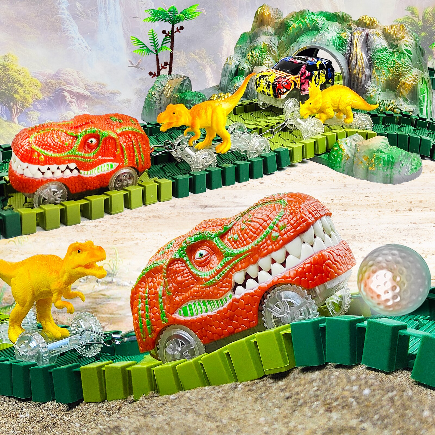 Eisenbahn-Spielset – DinoTrack