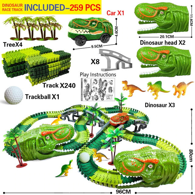 Eisenbahn-Spielset – DinoTrack