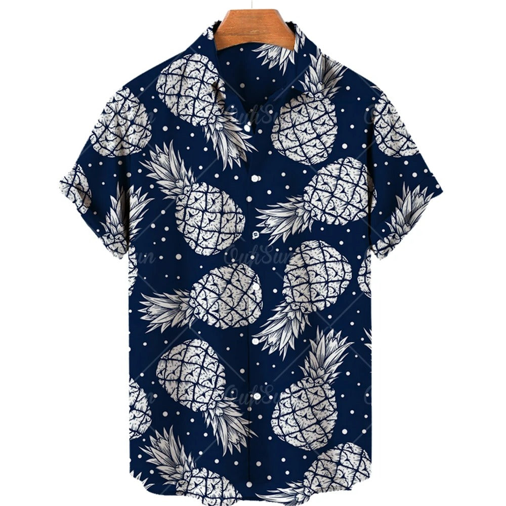 Tropisches Hawaii-Kurzarmhemd – Mateo