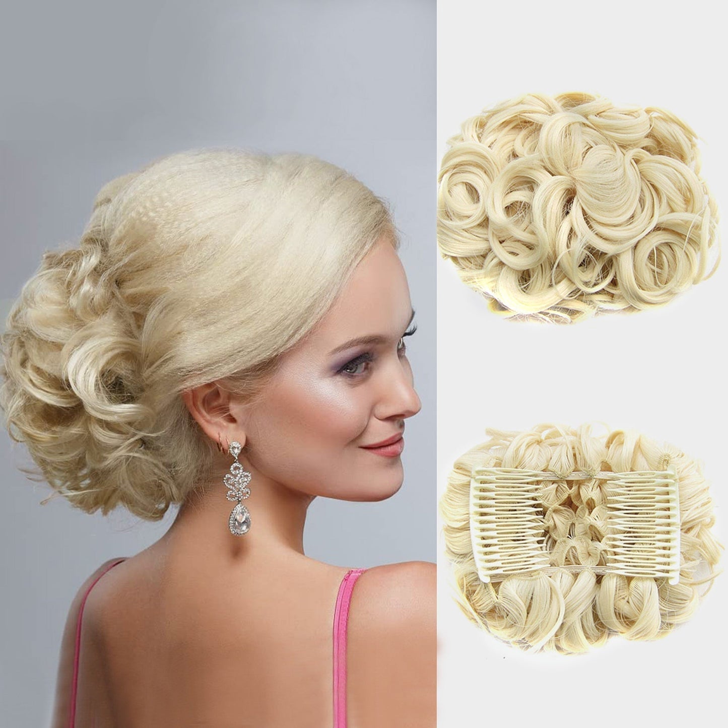 Krullende Knot Hairextension – FluffyFix