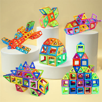 Magnetische Konstruktionsbausteine für Kinder – Lernspiel mit 118/148 Teilen