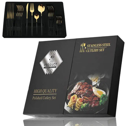 24-teiliges RVS Besteckset – Aurinox