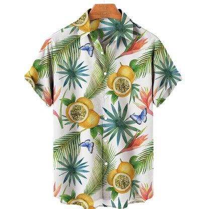 Tropisches Hawaii-Kurzarmhemd – Mateo