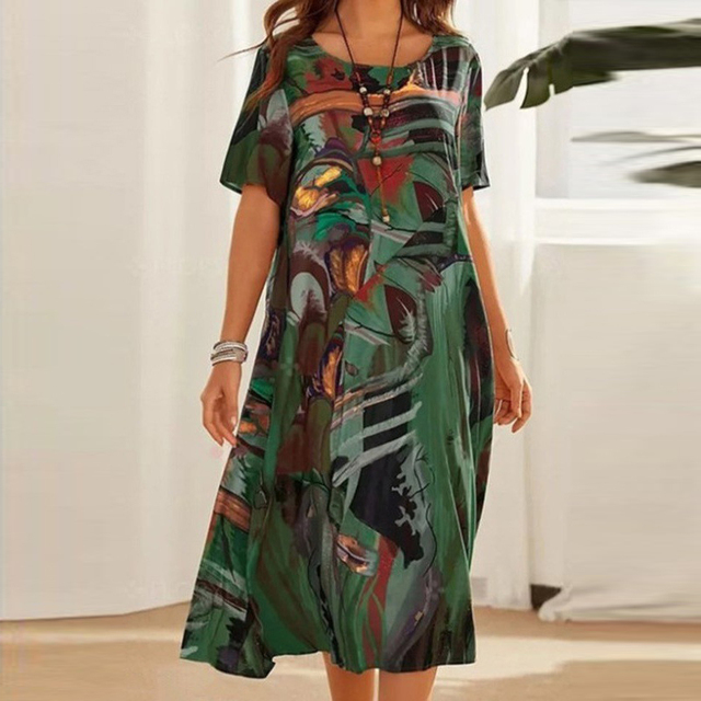 Lockeres Sommerkleid mit lockerem Schnitt – Ysée