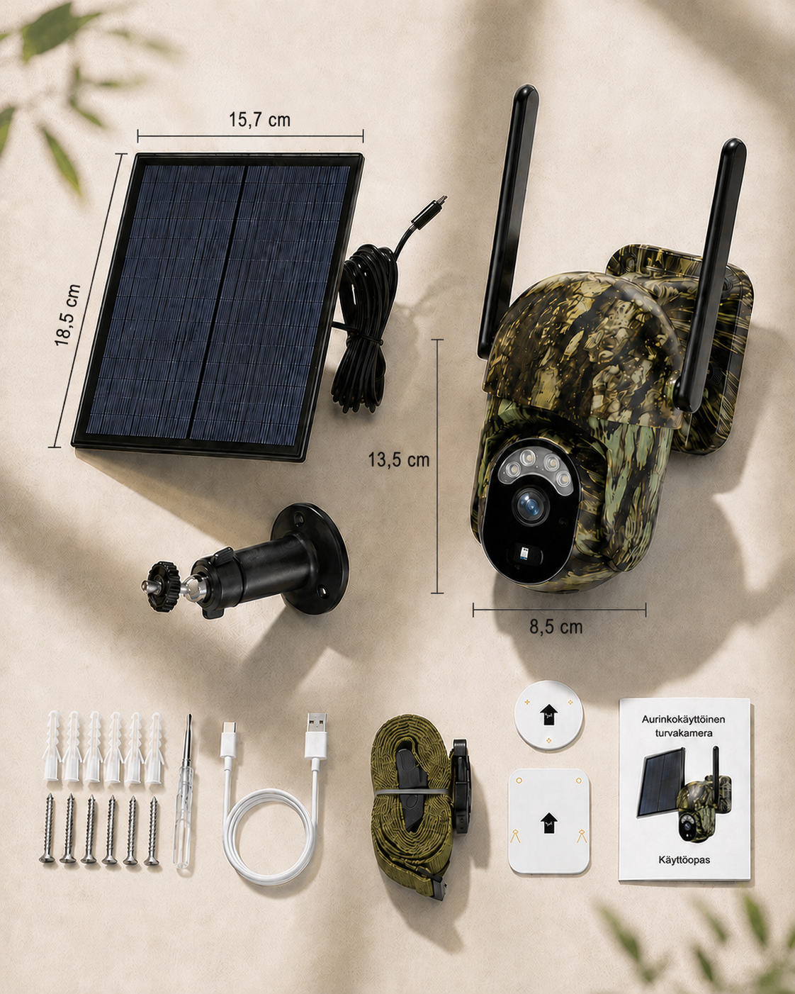 Solar-Powered Wireless Security Camera with 4G LTE or Wi-Fi, 2K, PTZ, Night Vision 13