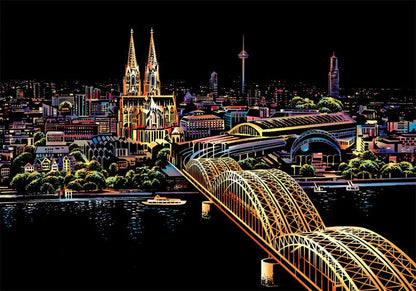 5D-Kratzkunstplatte – ColorPeek