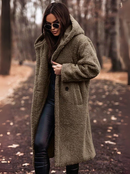 Damen Trenchcoat mit Gürtel & Doppelknopfleiste – Clara