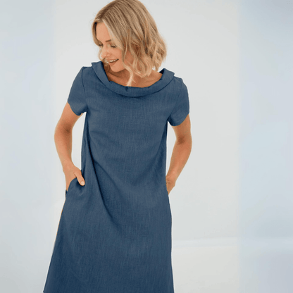 Damen-Leinen-Sommerkleid – Lotte