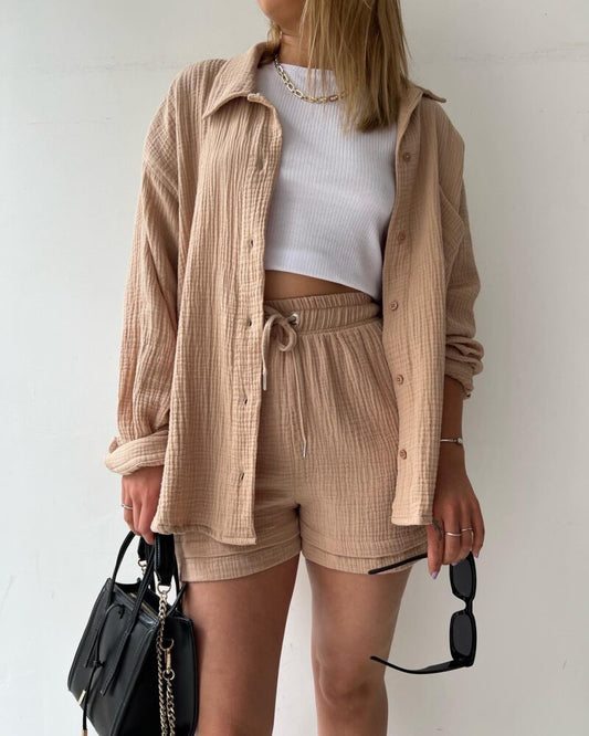 Trendige Baumwoll-Sommerhose für Damen – Faylin