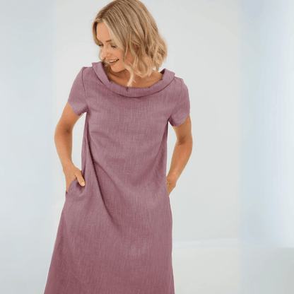 Damen-Leinen-Sommerkleid – Lotte