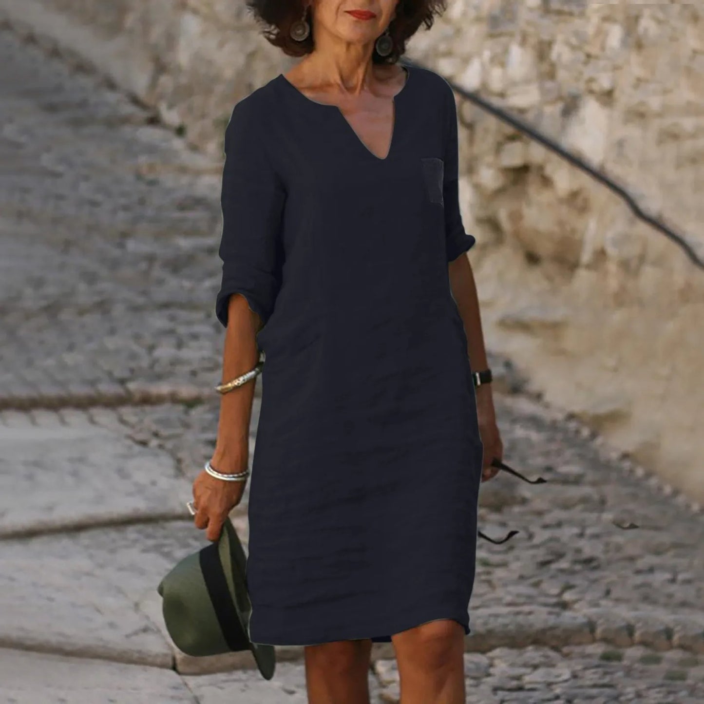 Stilvolles lässiges Sommerkleid – Isalie