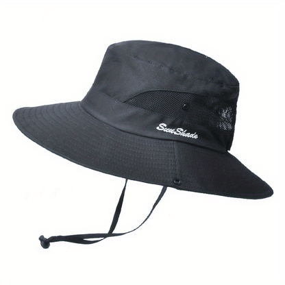 Stylischer Damen UV-Schutz Sonnenhut mit breiter Krempe – Livia