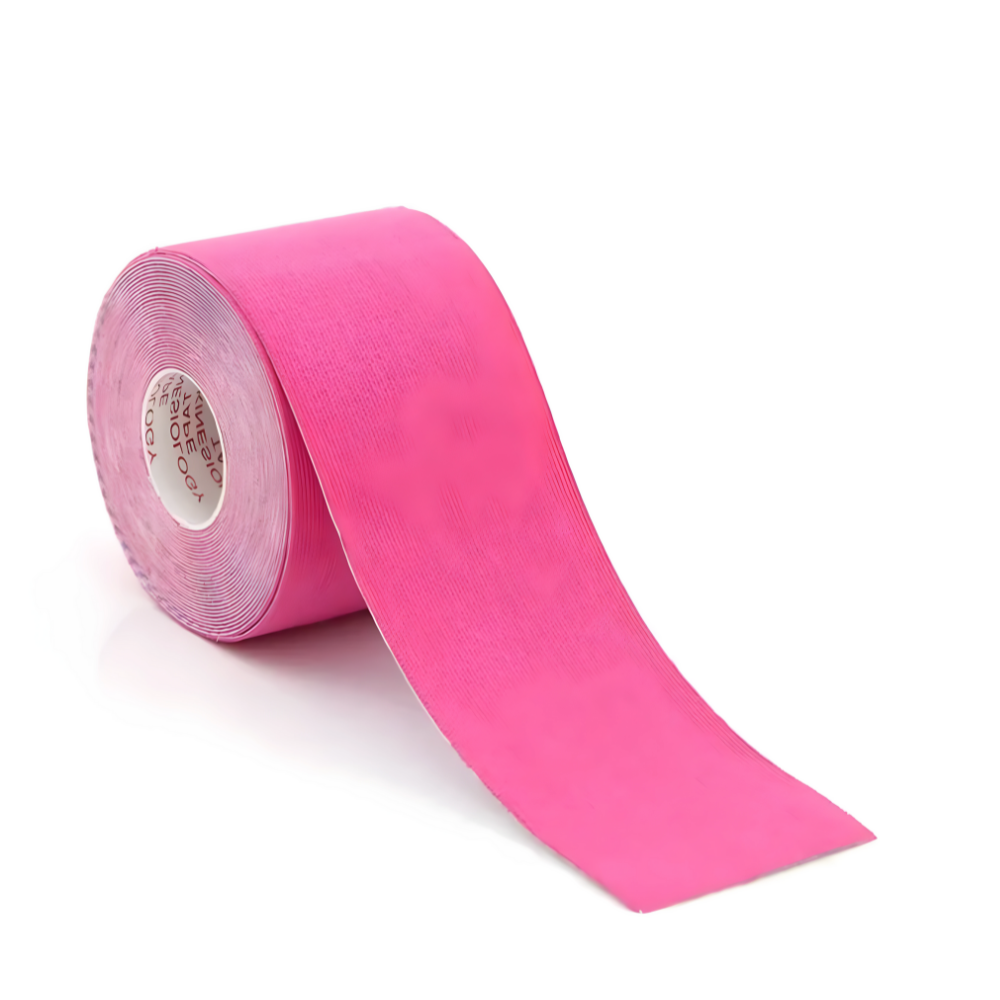 Rolle pinkes Kinesiologie-Tape, elastisch, Sport, Muskelunterstützung, therapeutisch, 5m.