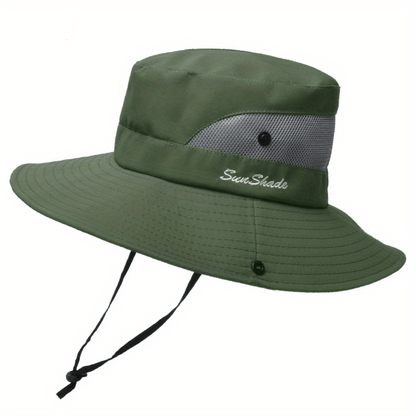 Stylischer Damen UV-Schutz Sonnenhut mit breiter Krempe – Livia