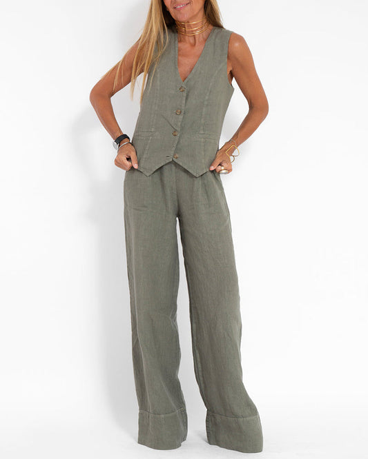 Damen-Sommer-Set mit T-Shirt und Shorts – Esmee