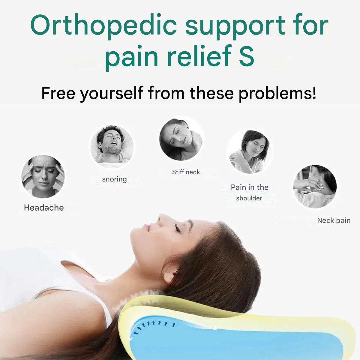 Orthopädisches Visco-Schaum Schlafkissen – Nesto