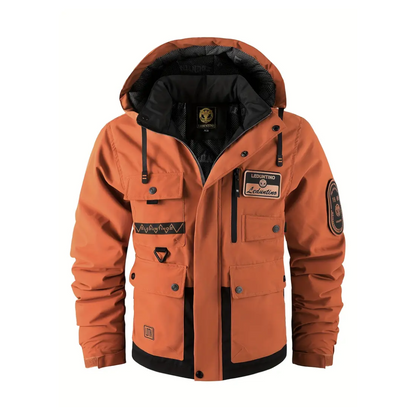 Herren Outdoorjacke gewattet mit abnehmbarer Kapuze – Henrik