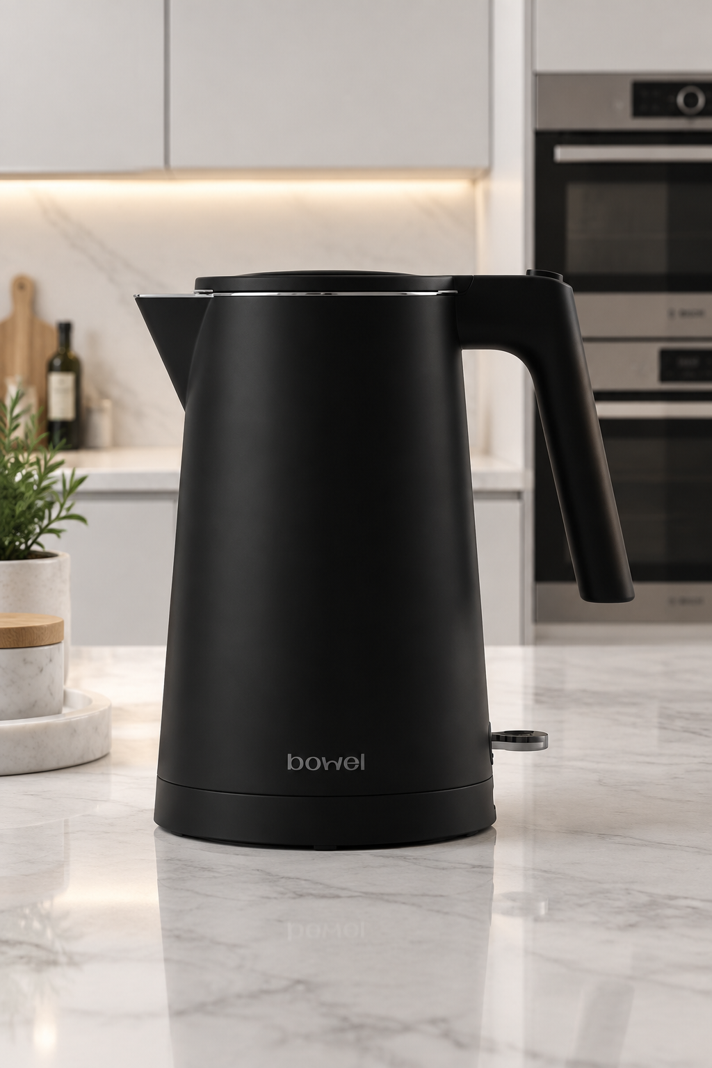 Elektrischer Wasserkocher | Modernes Design mit Temperaturregelung und 1500 W