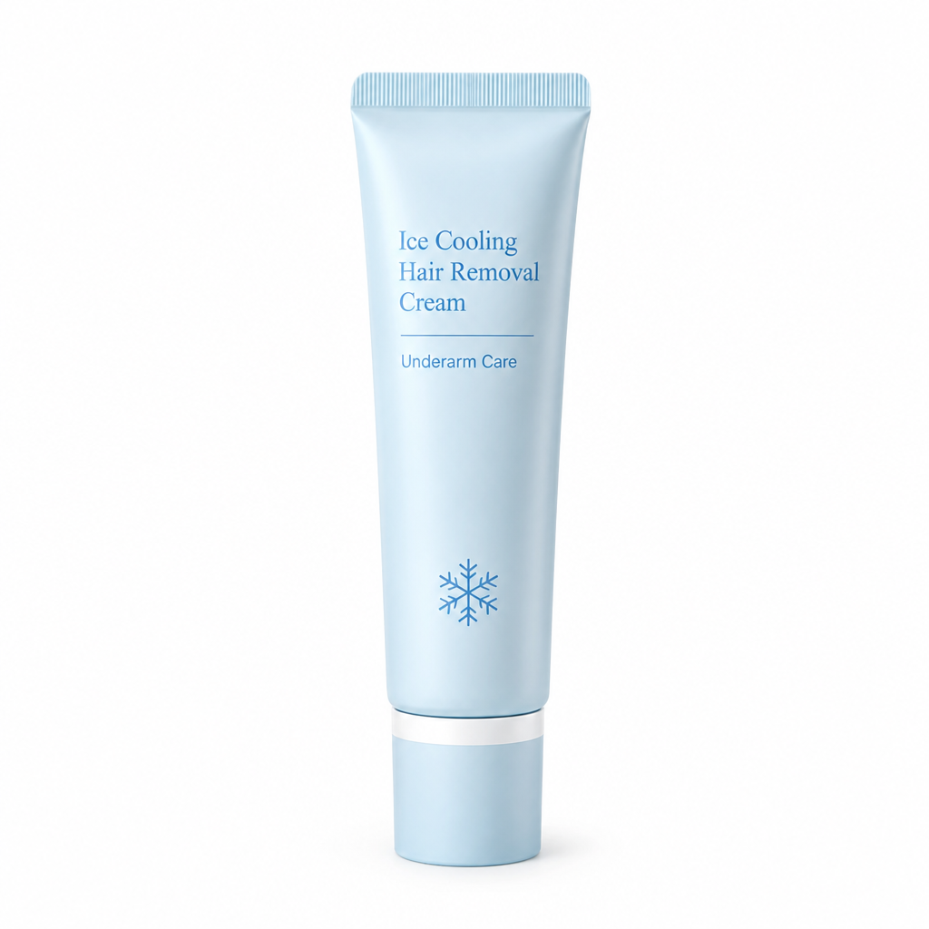 Dual-Action Hair Removal Cream for Sensitive Areas with Niacinamide and Cooling Ice Sensation 6