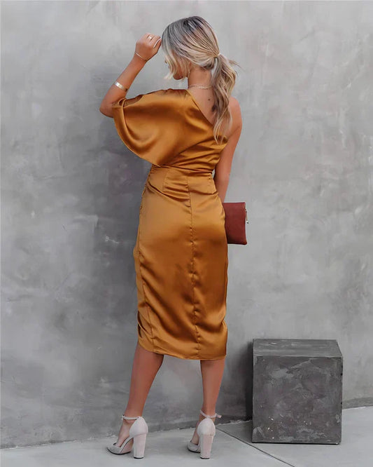 Trendige Seidenfestkleid - Celina