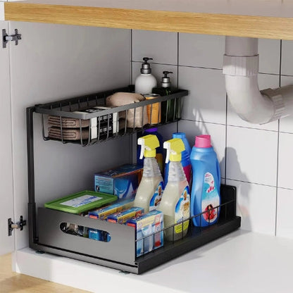 2-stufiger Unter-Sink-Schubladenorganisator – Arlo
