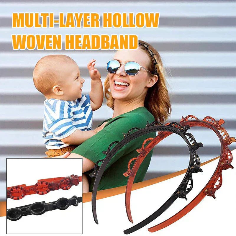 Geflochtenes Haarband mit Grip – Bibi
