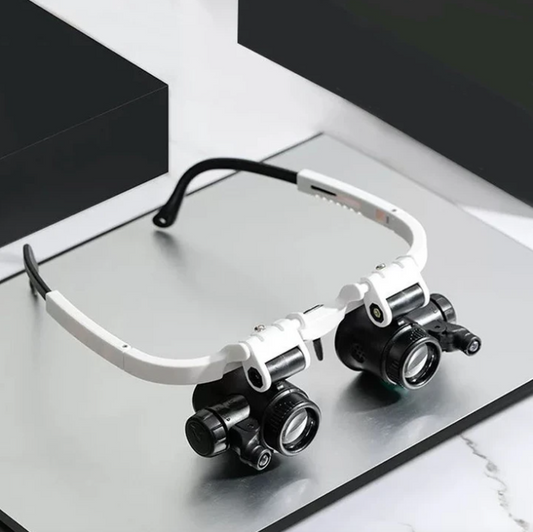 HD Lesebrille mit LED-Beleuchtung und wechselbaren Gläsern - Optiview