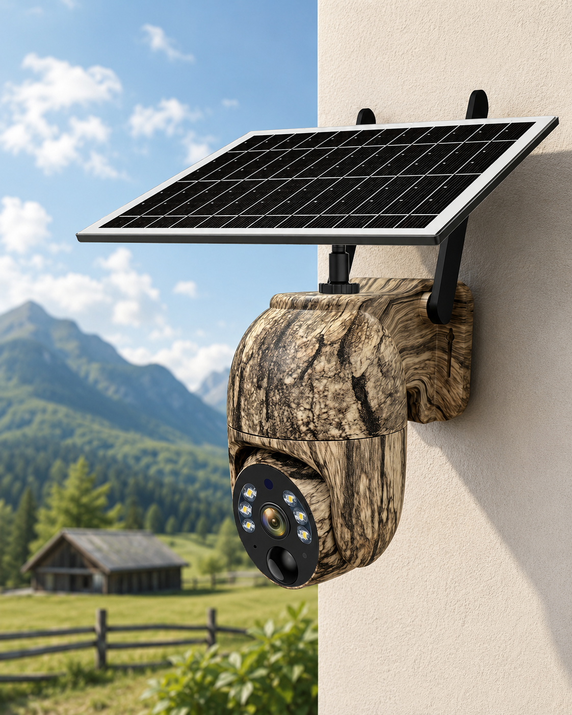 Solar-Powered Wireless Security Camera with 4G LTE or Wi-Fi, 2K, PTZ, Night Vision 10