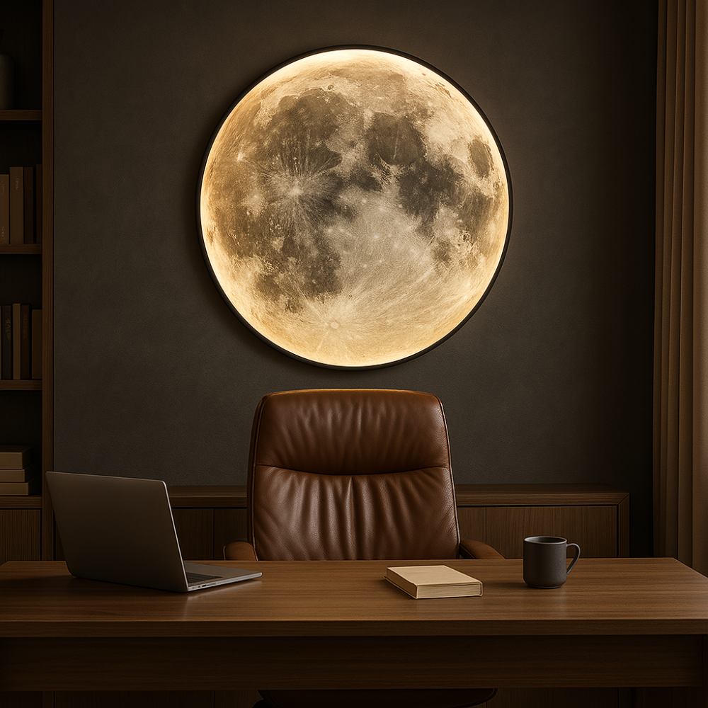 MoonAura | Magische 3D-Mondlampe mit Ambiente