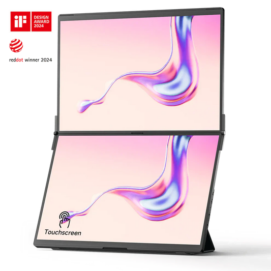 Tragbarer Dual Touch Monitor 16 Zoll – Flexiview
