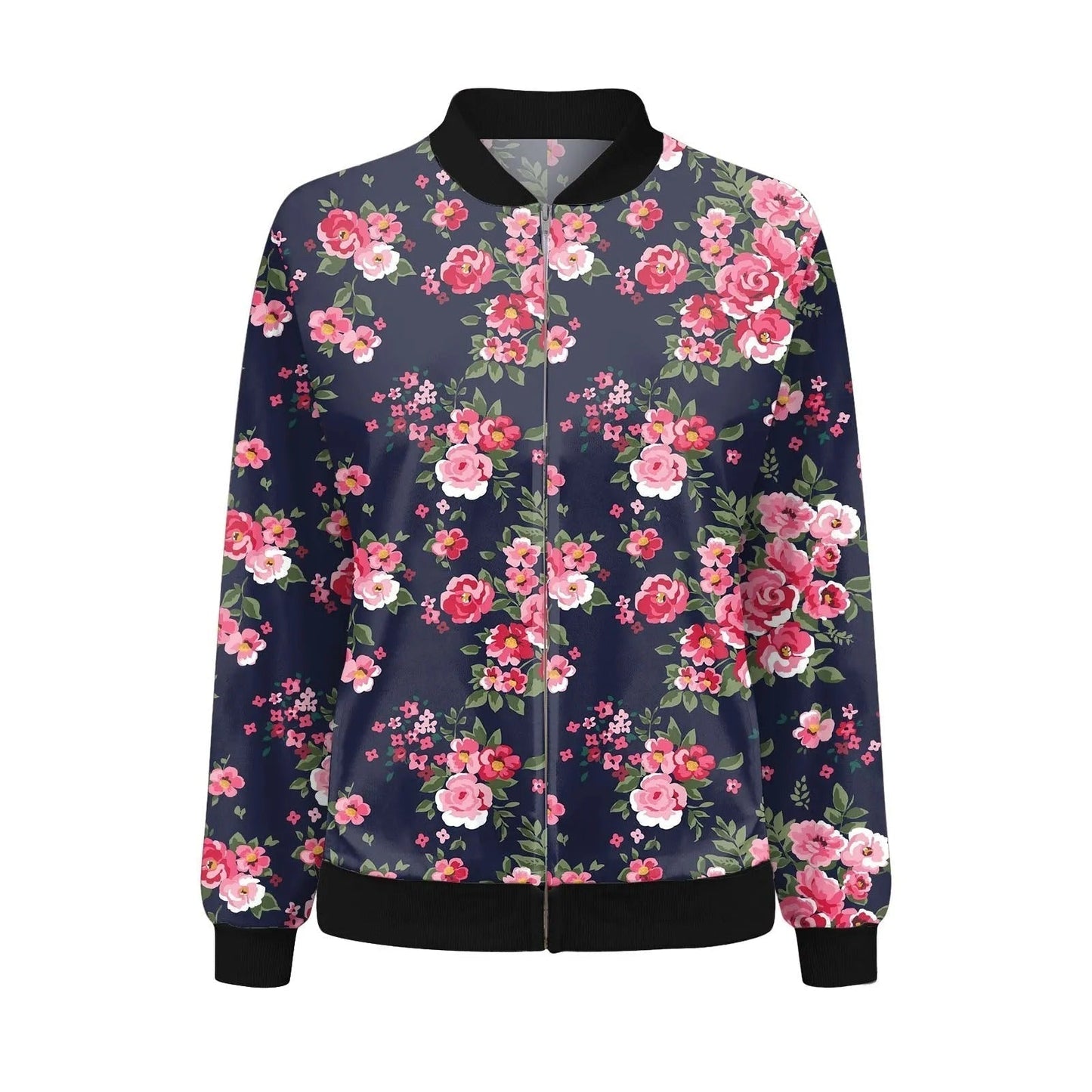 Damen-Sommermantel mit feinem Blumenmuster – Fiora