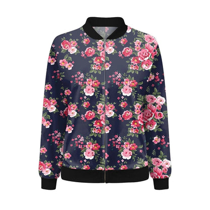 Damen-Sommermantel mit feinem Blumenmuster – Fiora