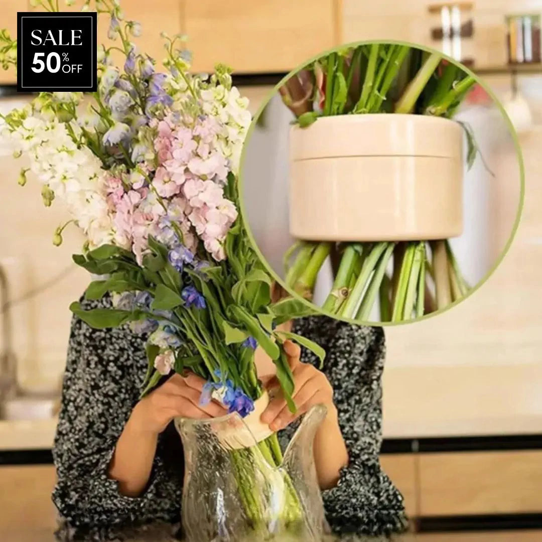 Reusable Flower Arranger Vase Insert for Upright, Fresh-Looking Bouquets 1