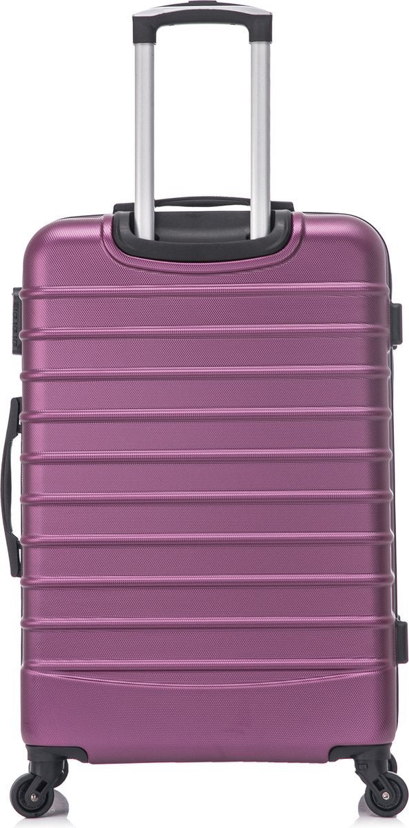 Hartschalen-Kofferset | 2-Teilig | Rosa | XL | Robust | Leicht | ABS-Luzern Mode