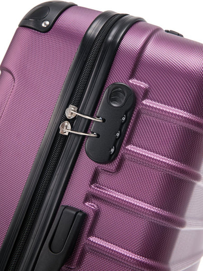 Hartschalen-Kofferset | 2-Teilig | Rosa | XL | Robust | Leicht | ABS-Luzern Mode