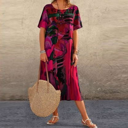 Lockeres Sommerkleid mit lockerem Schnitt – Ysée