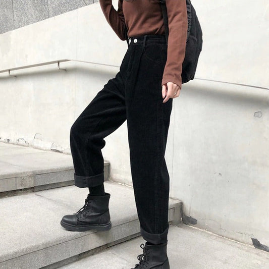 Damen Cordhose mit weitem Bein – Emily Herbstedition