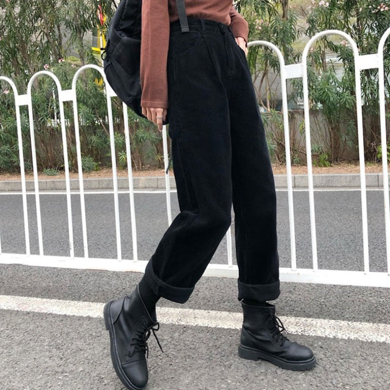 Damen Cordhose mit weitem Bein – Emily Herbstedition