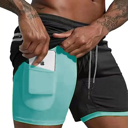 Herren-Laufshorts mit doppelter Lage – Milan