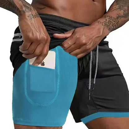 Herren-Laufshorts mit doppelter Lage – Milan