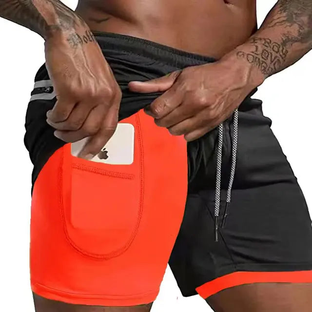 Herren-Laufshorts mit doppelter Lage – Milan